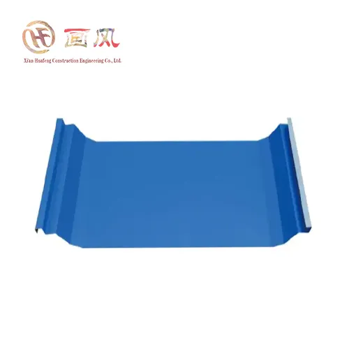 Kampinio užrakto stovinčios siūlės stogo plokštės