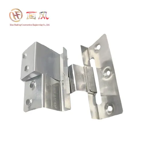 Stovinčios siūlės metalinės stogo paslėptos tvirtinimo detalės